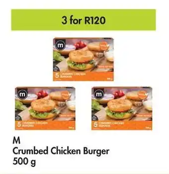 Makro Crumbed Chicken Burger M 500g offer