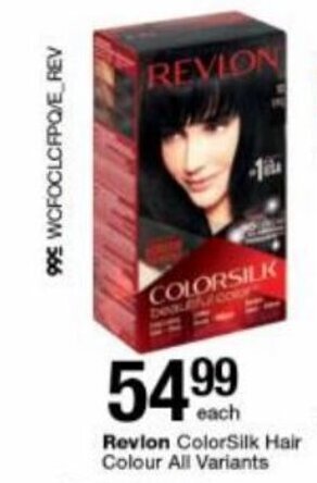 Checkers Hyper Revlon Colorsilk Hair Colour all variants offer