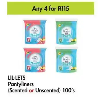 Makro Lil-Lets Pantyliners 100's offer