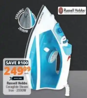 Checkers Hyper Russell Hobbs Ceraglide Steam Iron 2000W offer