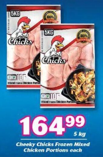 Cambridge Food Cheeky Chicks Frozen Mixed Chicken Portions 5kg offer