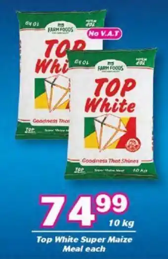 Cambridge Food Top White Super Maize Meal 10kg offer