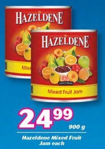 Hazeldene Mixed Fruit Jam 900g
