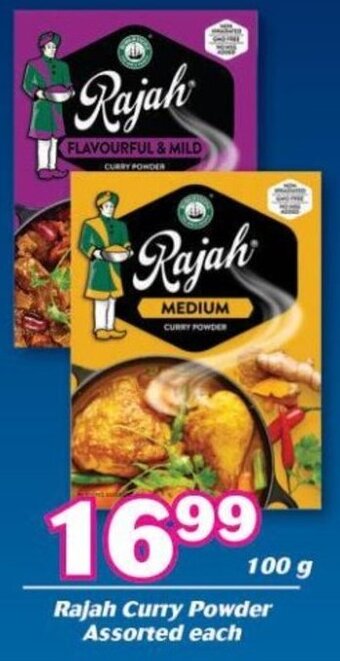 Rajah Curry Powder Assorted Each 100g