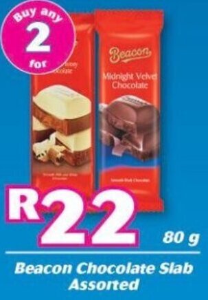 Cambridge Food Beacon Chocolate Slab Assorted 80g offer