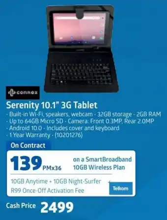 Incredible Connection Connox Serenity Tablet 3G 10.1" offer