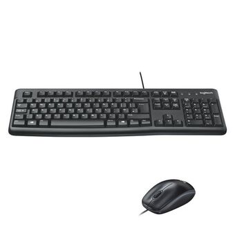 Takealot Logitech mk120 wired keyboard and mouse for windows-black offer