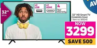Game Hisense 32" 81cm 32" HD Smart TV offer