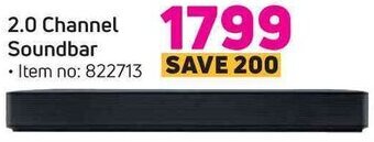 Game 2,0 Channel Soundbar offer