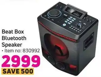 Game Beat Box Bluetooth Speaker offer