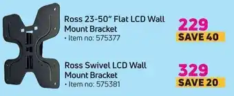 Ross 23-50" Flat LCD Wall Mount Bracket