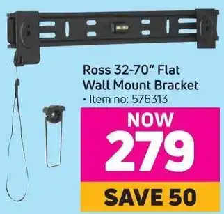 Ross 32-70" Flat Wall Mount Bracket