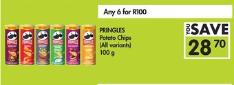 Makro Pringles Potato Chips 100g offer