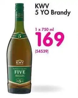 Makro KWV 5 YO Brandy 1x750ml offer