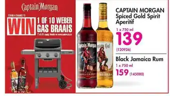 Makro Captain Morgan Spiced Gold Spirit Aperitif 1x750ml offer