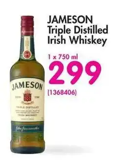 Makro Jameson Triple Distilled Irish Whiskey 1x750ml offer