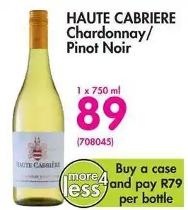 Makro Haute Cabriére Chadonnay Pinor Noir 1x750ml offer