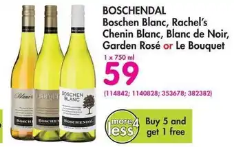 Makro Boschendal Blanc de Noir, Le Bouquet, Boschen Blanc or Garden Rosé 1x750ml offer