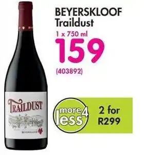 Makro Beyerskloof Traildust 1x750ml offer