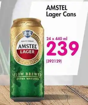 Makro Amstel Lager Cans 24x440ml offer