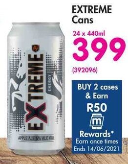 Makro Extreme Cans 24 x 440ml offer