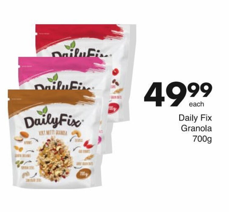 Daily Fix Granola 700g offer at Save