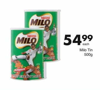 Save Milo Tin 500g offer