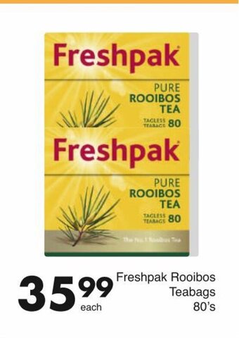 Save Freshpak Rooibos Teabags 80's offer