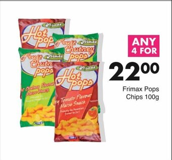 Save Frimax Pops Chips 100g offer