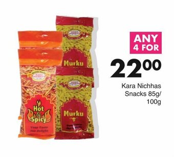 Save Kara Nichhas Snacks 85g / 100g offer
