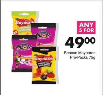 Save Beacon Maynards Pre-Packs 75g offer