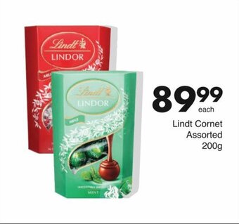 Save Lindt Cornet Assorted 200g offer