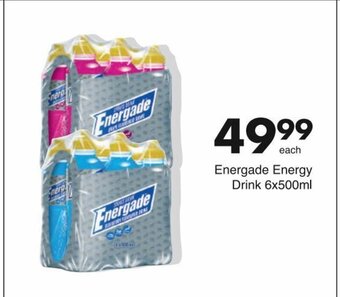 Save Energade Energy Drink 6 x 500ml offer