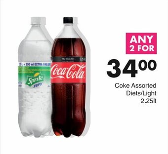 Coke Assorted Diets/Light 2.25lt