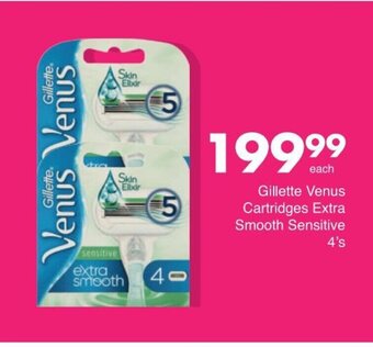 Gillette Venus Cartridges Extra Smooth Sensitive 4's