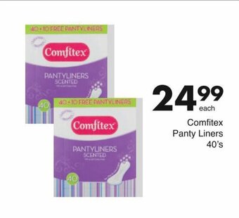 Comfitex Panty Liners 40's