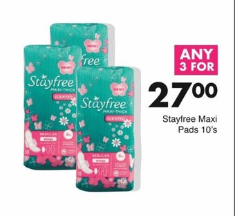 Save Stayfree Maxi Pads 10's offer