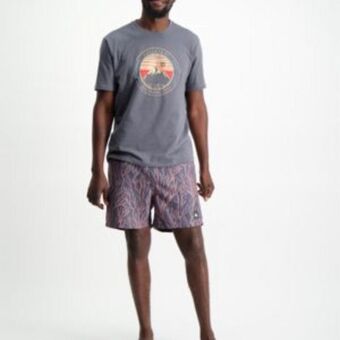 Mens coral fern swimshort