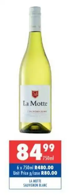 Ultra Liquors La Motte Sauvignon Blanc 750ml offer