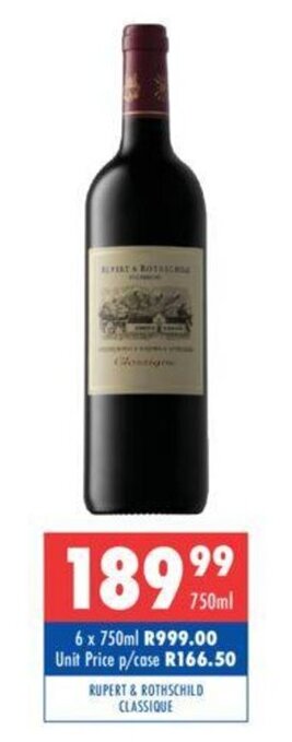 Rupert & Rothschild Classique 750ml