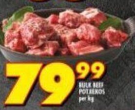 Shoprite Bulk Beef Potjiekos offer