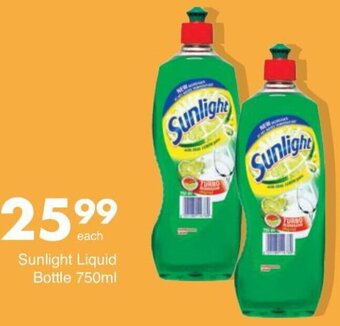 Save Sunlight Liquid Bottle 750ml offer