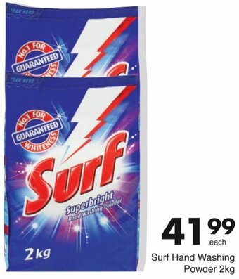 Save Surf Hand Washing Powder 2kg offer