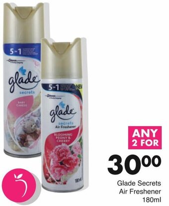 Save Glade Secrets Air Freshener 180ml offer