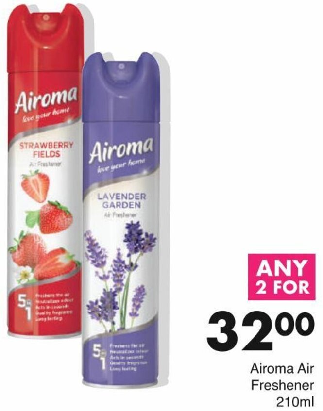 Airoma Air Freshener 210ml offer at Save