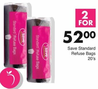 Save Save Standard Refuse Bags 20's offer