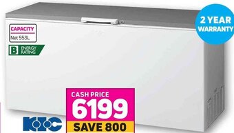 Game KIC White Chest Freezer 553L offer