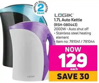 Game Logik Auto Kettle 1,7L offer