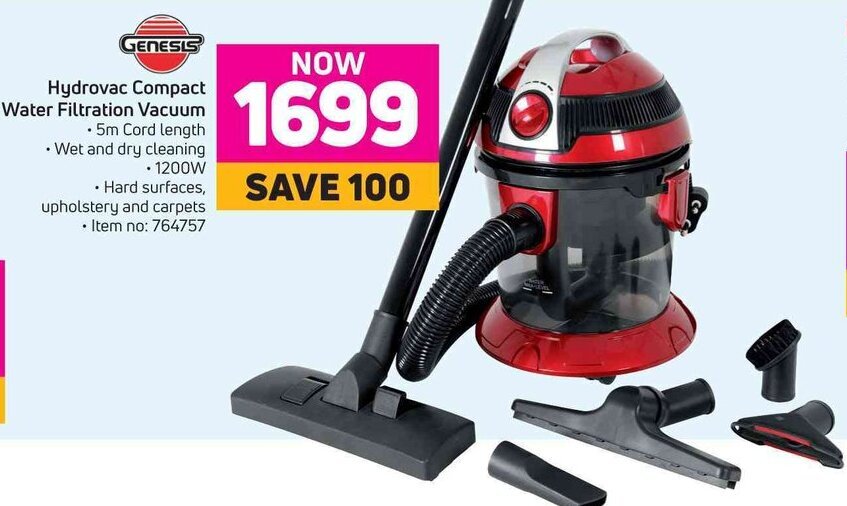 Hydrovac Compact Water Filtration Vacuum offer at Game