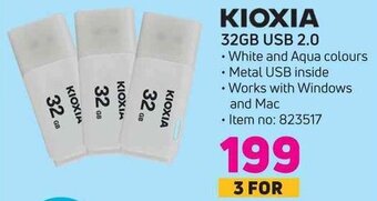 Game Kioxia 32GB USB 2,0 offer